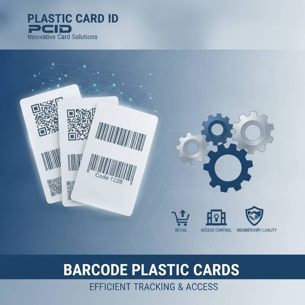 Barcode Plastic Cards for Specific Industries