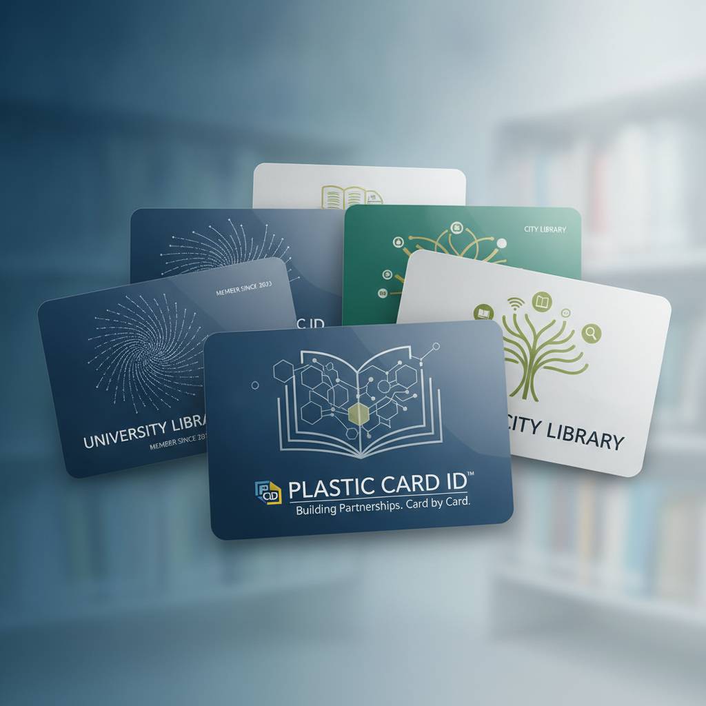 Custom Design Options for Plastic Library Cards