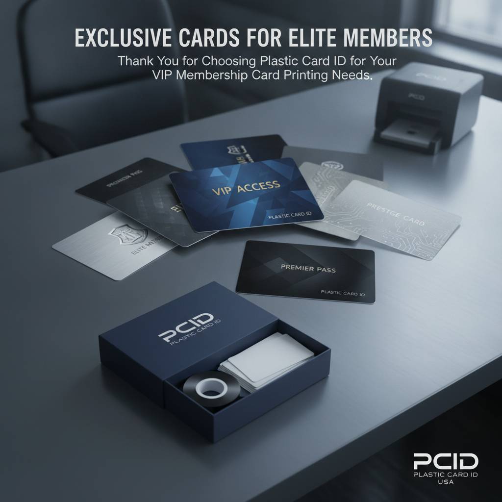 Thank You for Choosing Plastic Card ID for Your VIP Membership Card Printing Needs
